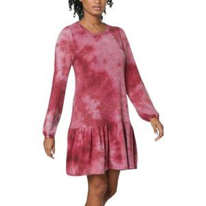 NWT ULTRA FLIRT TIE-DYE SHORT SWEATERDRESS - Large